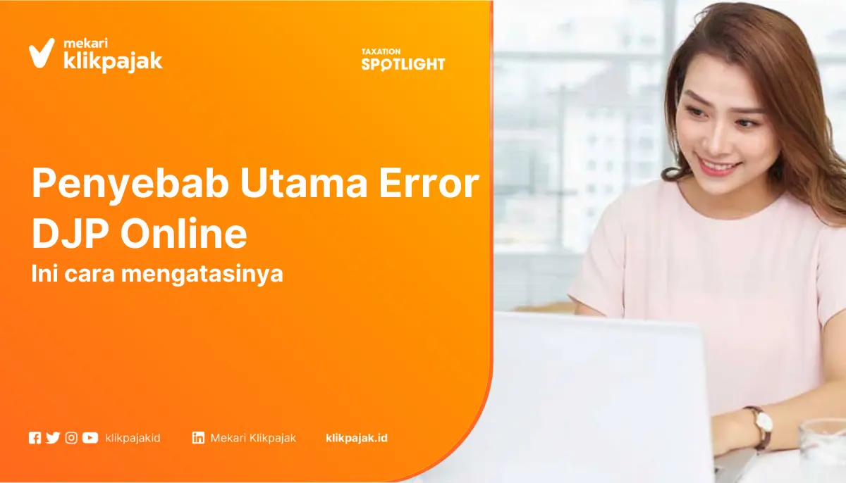 penyebab error djp online