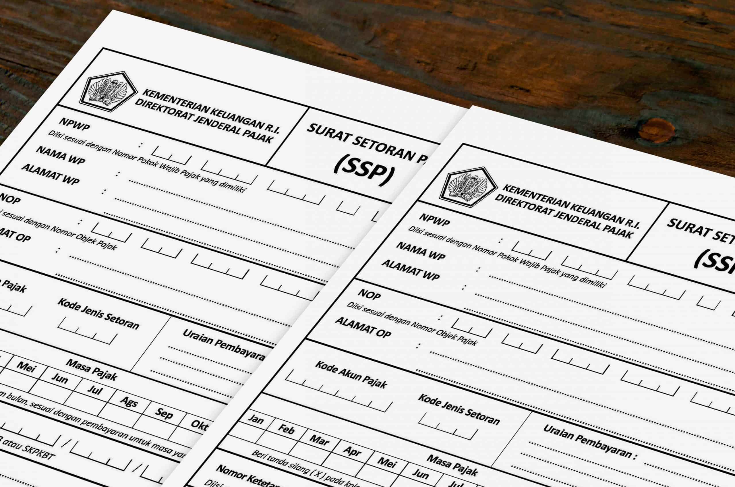 surat setoran pajak