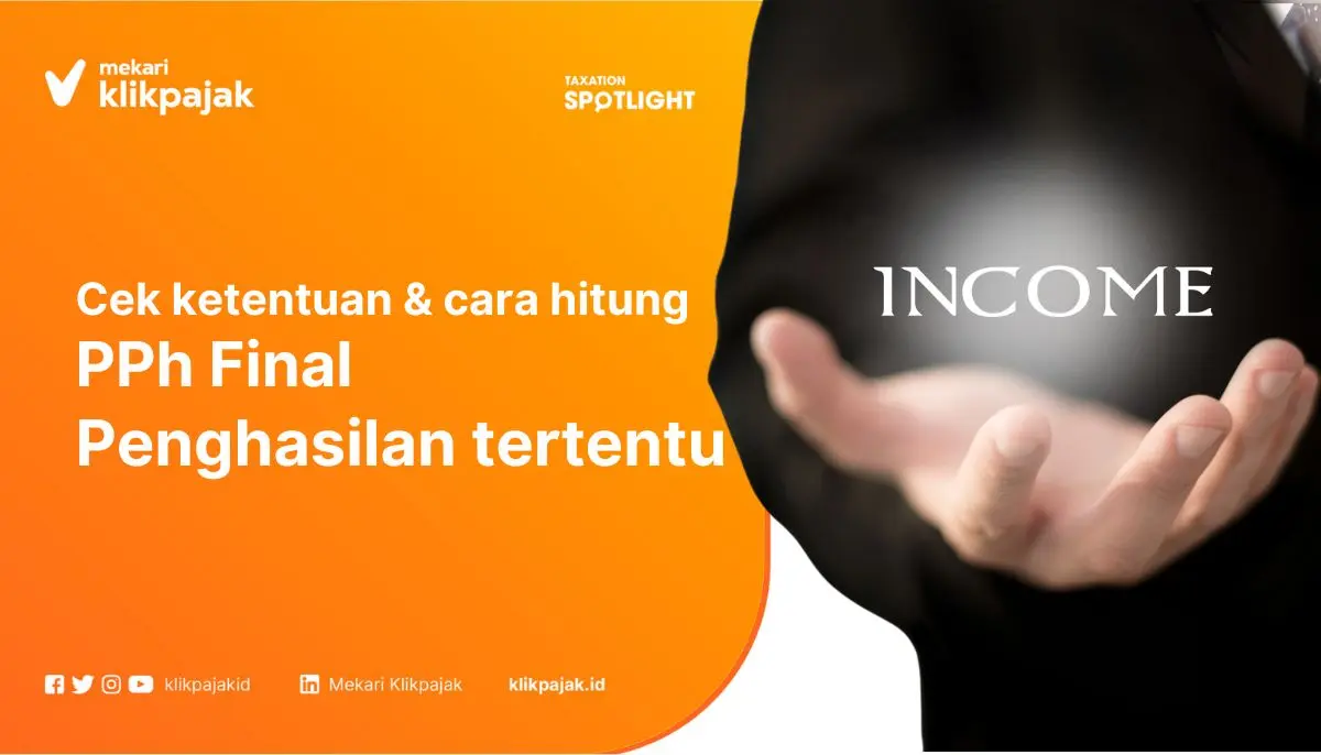 PPh Final Penghasilan Tertentu