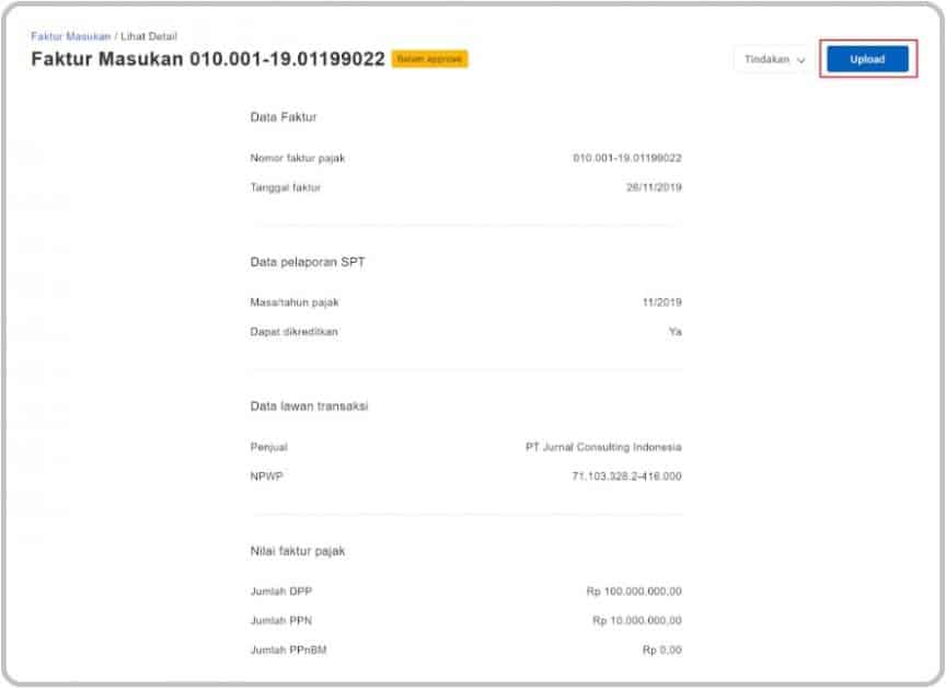 Penggunaan e-Faktur Online Klikpajak