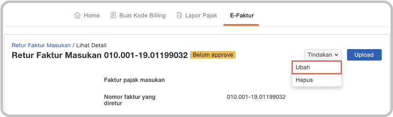 Penggunaan e-Faktur Online Klikpajak