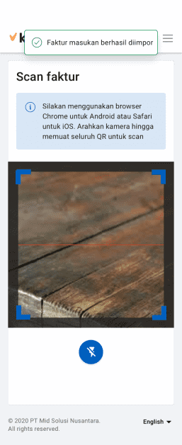 Scan QR Code e-Faktur : Cara Input Faktur Pajak Masukan Lewat Ponsel