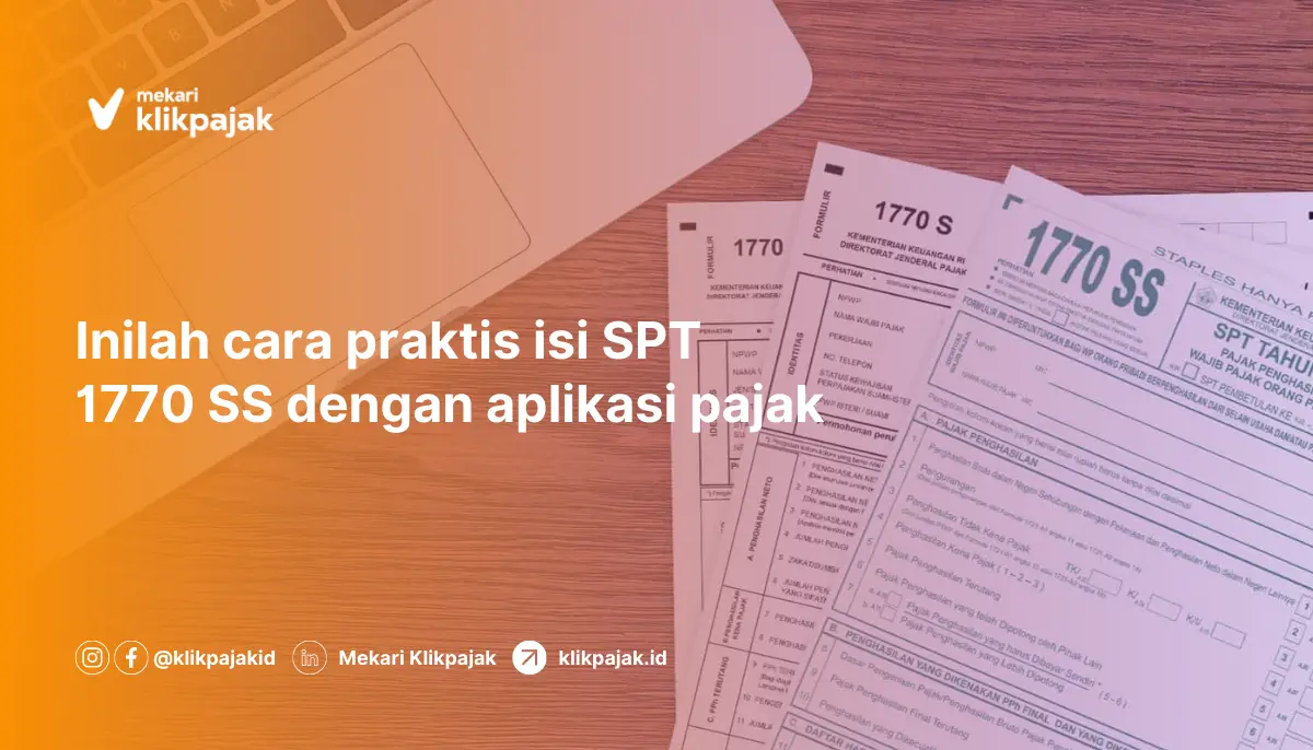 cara mengisi spt 1770 SS