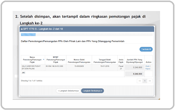 Cara Mengisi SPT 1770S Online dan Tutorial Tahapan Pengisian SPT Tahunan 1770s