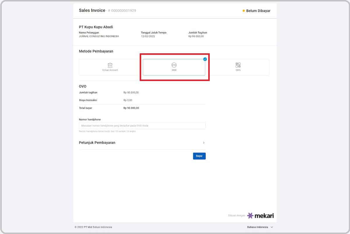 eBilling Klikpajak: Cara Bayar e Billing, e-Billing Pajak Online di Mekari Pay