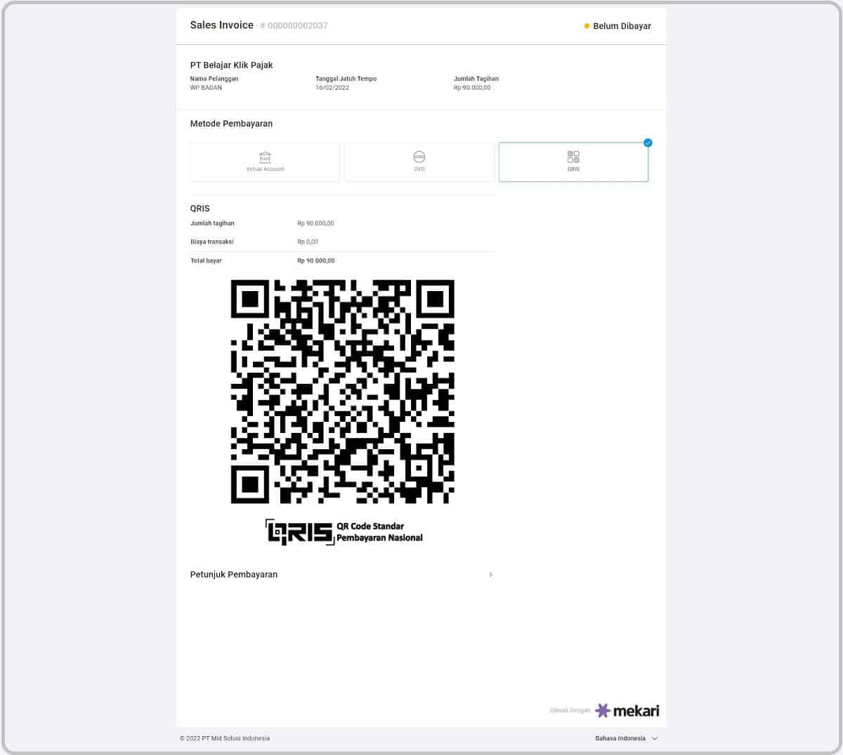 eBilling Klikpajak: Cara Bayar e Billing, e-Billing Pajak Online di Mekari Pay