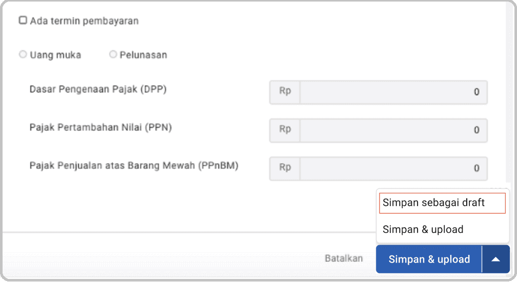 Upload Faktur Keluaran: Cara Simpan dan Upload eFaktur