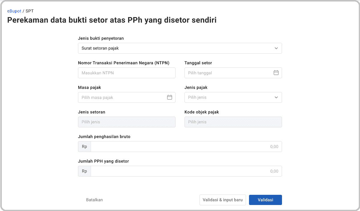 eBupot Unifikasi adalah dan Aturan e Bupot Unifikasi