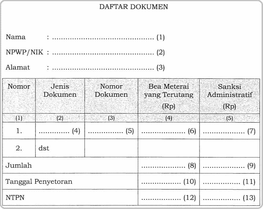 Cara Bayar Bea Meterai dengan SSP & Syarat Setor Meterai Elektronik