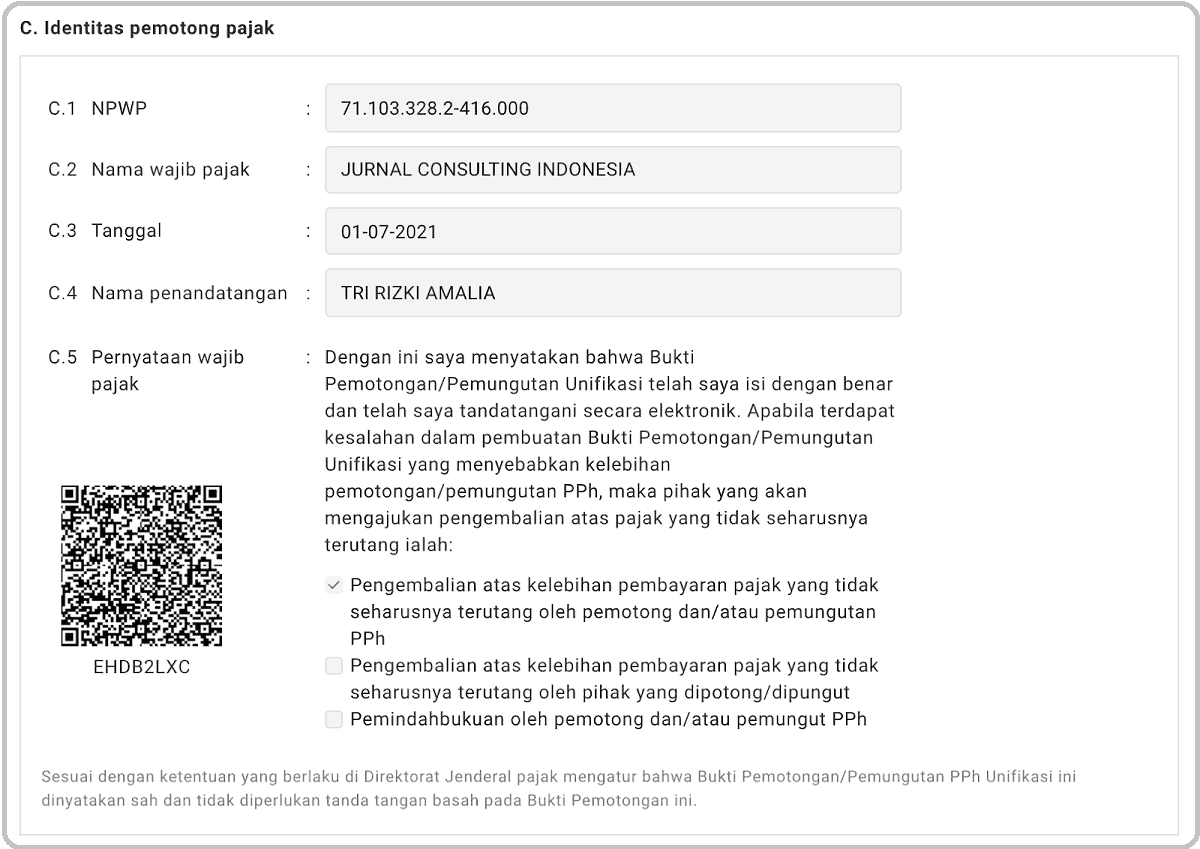 e Bupot atau eBupot Unifikasi : Cara Membuat Bukti Potong PPh Unifikasi di e-Bupot