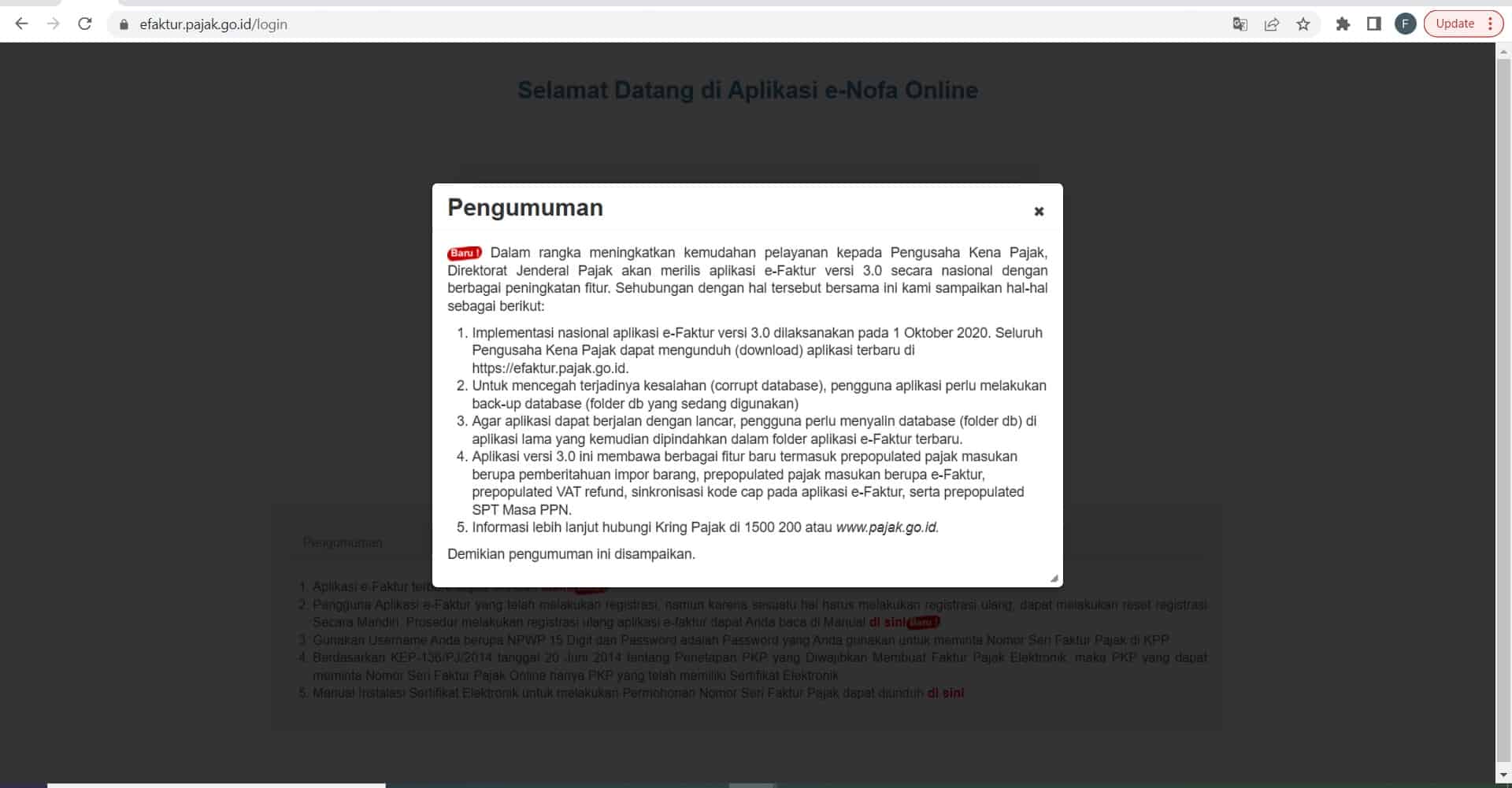eNofa Online : Ketentuan e Nofa Faktur dan Penggunaan eNofa DJP e-Nofa online