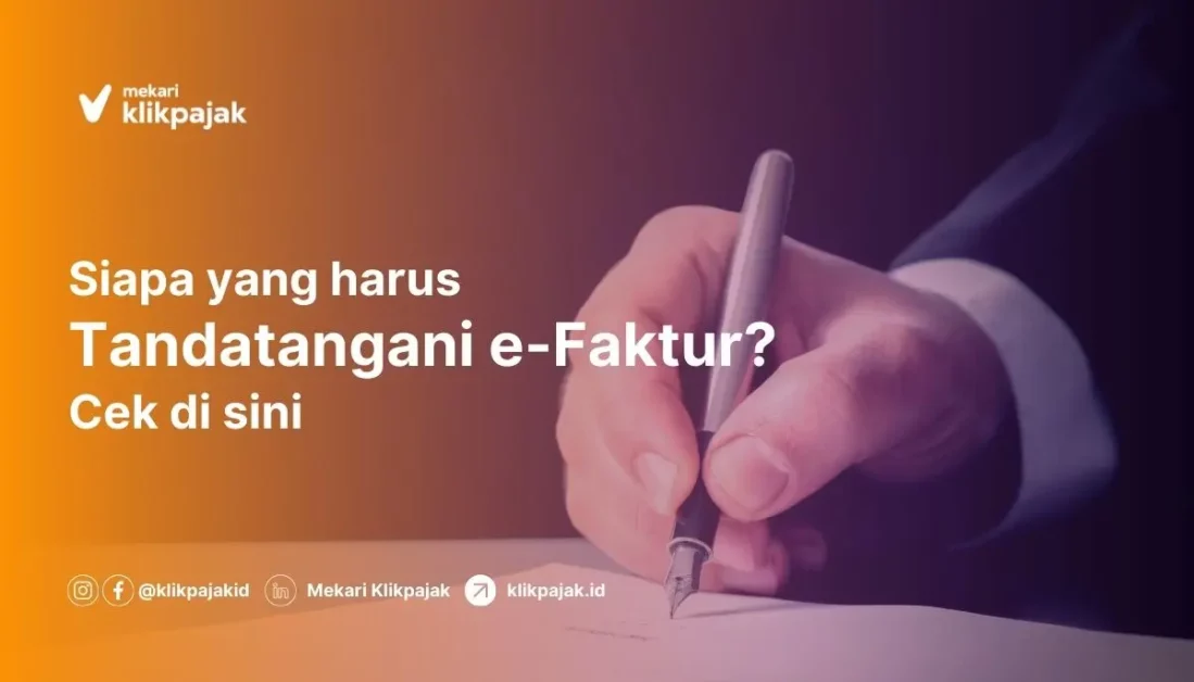 Penandatangan e-Faktur