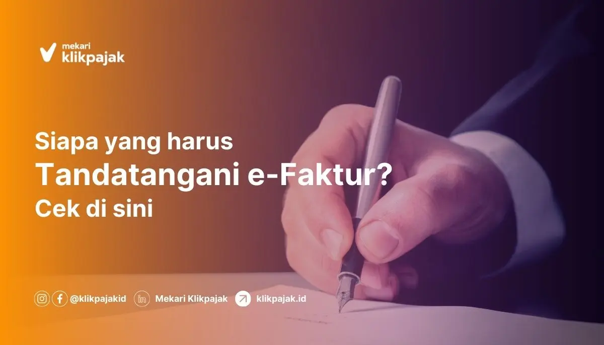 Penandatangan e-Faktur