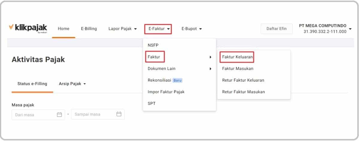 Faktur Pajak Pengganti Beda Bulan atau Masa, Tanggal dan Tahun