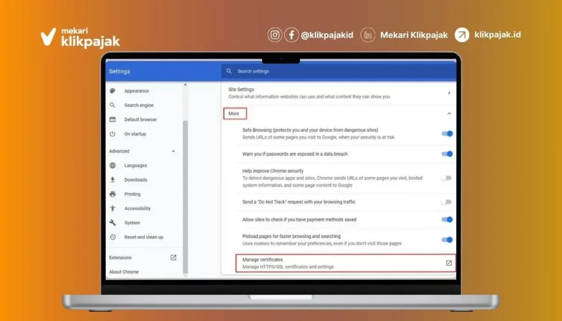 Cara Install Sertifikat Elektronik di e-Faktur