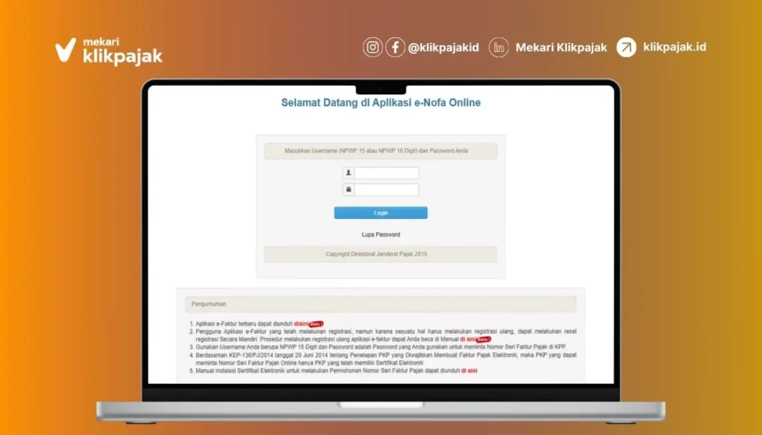 Cara Memasukkan Sertifikat Elektronik di Web e-Faktur