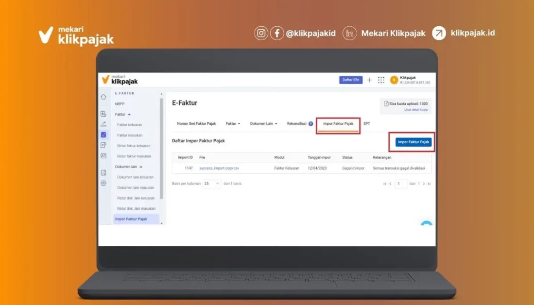 Format Import eFaktur 3.2