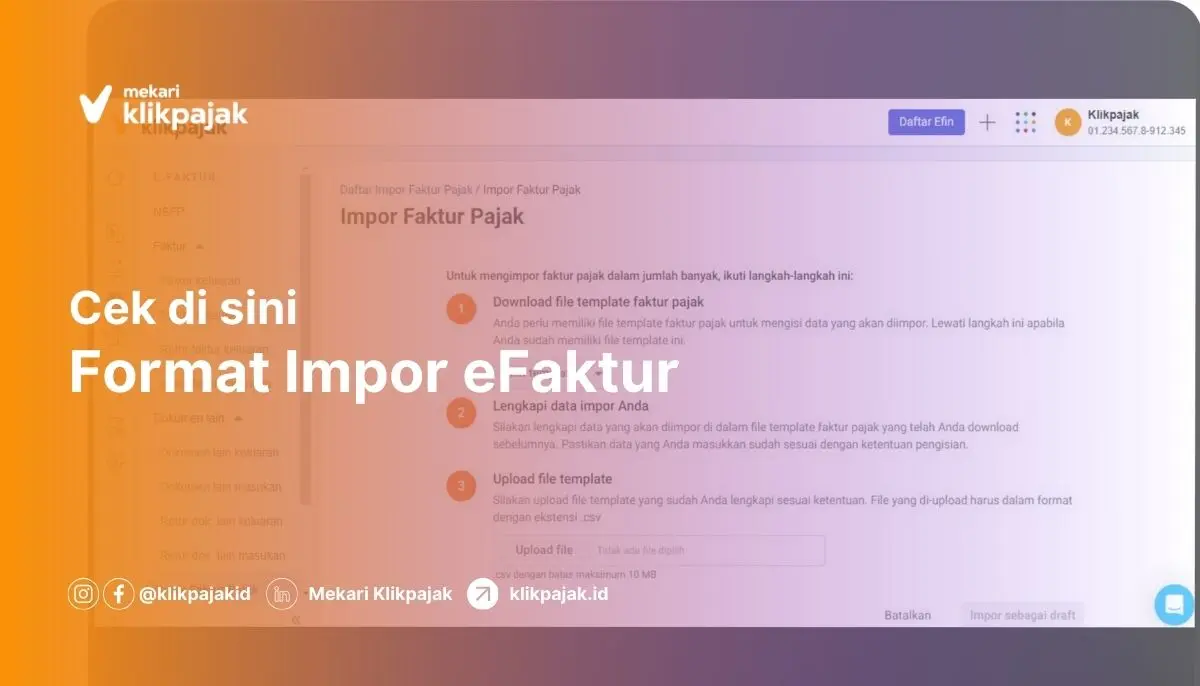 Format Import eFaktur 3.2