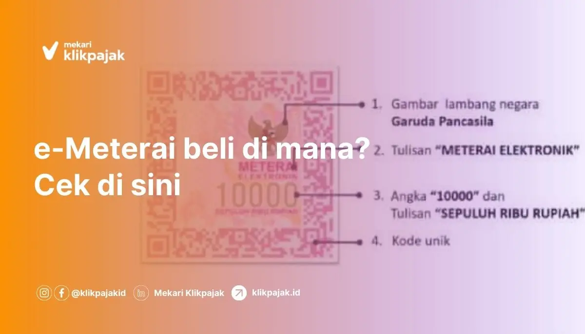 eMeterai dan Distributor e-Meterai