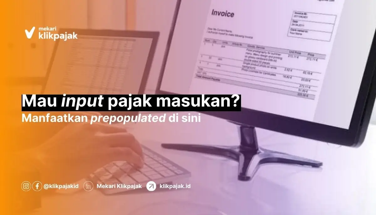 Input Pajak Masukan Prepopulated