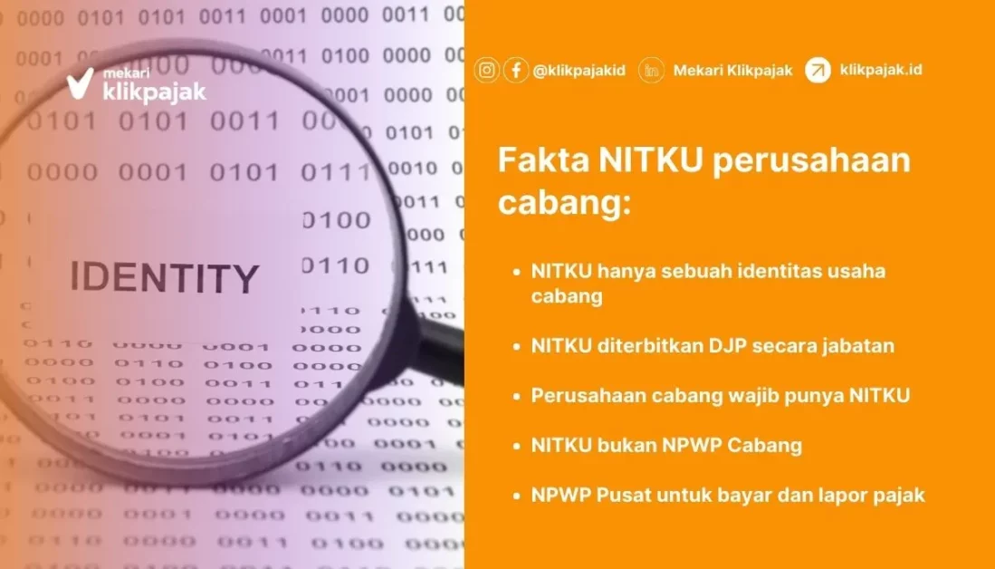 Apa itu NITKU NPWP Cabang dan Pemberlakuan NITKU