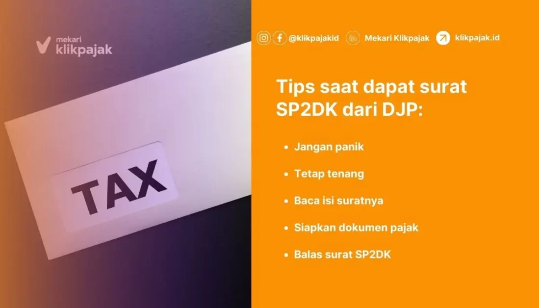SP2DK Pajak atau surat permintaan penjelasan atas data dan/atau keterangan