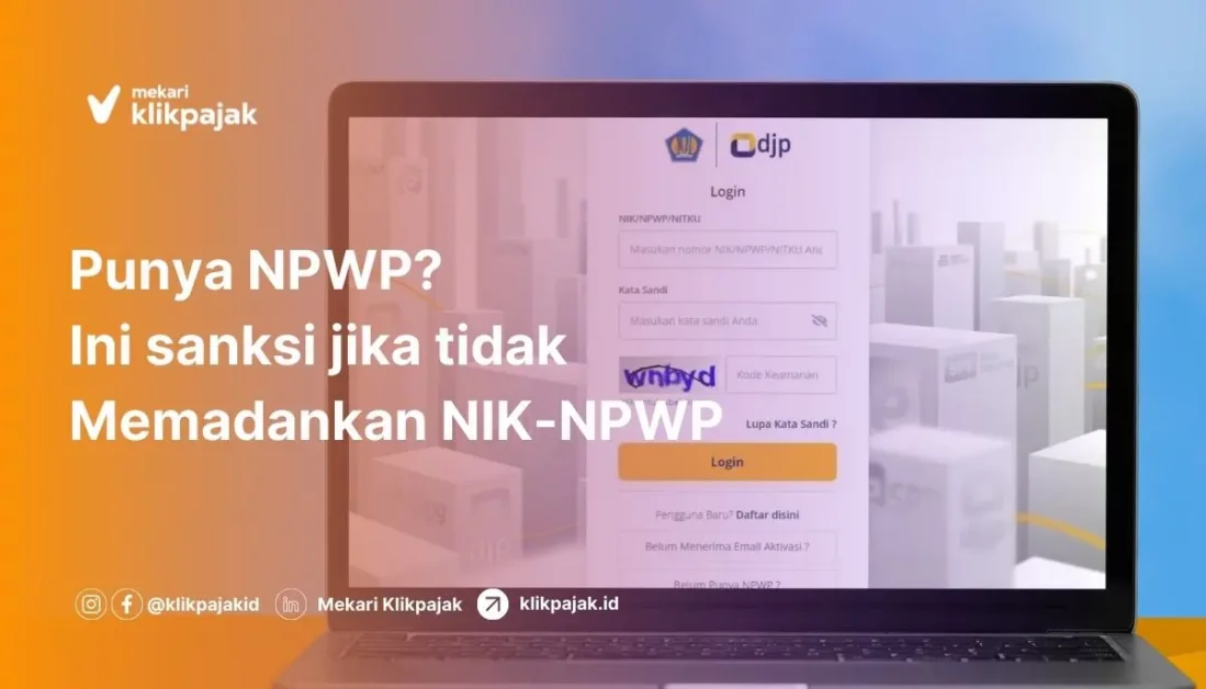Format NIK-NPWP dan Sanksi Tidak Padankan