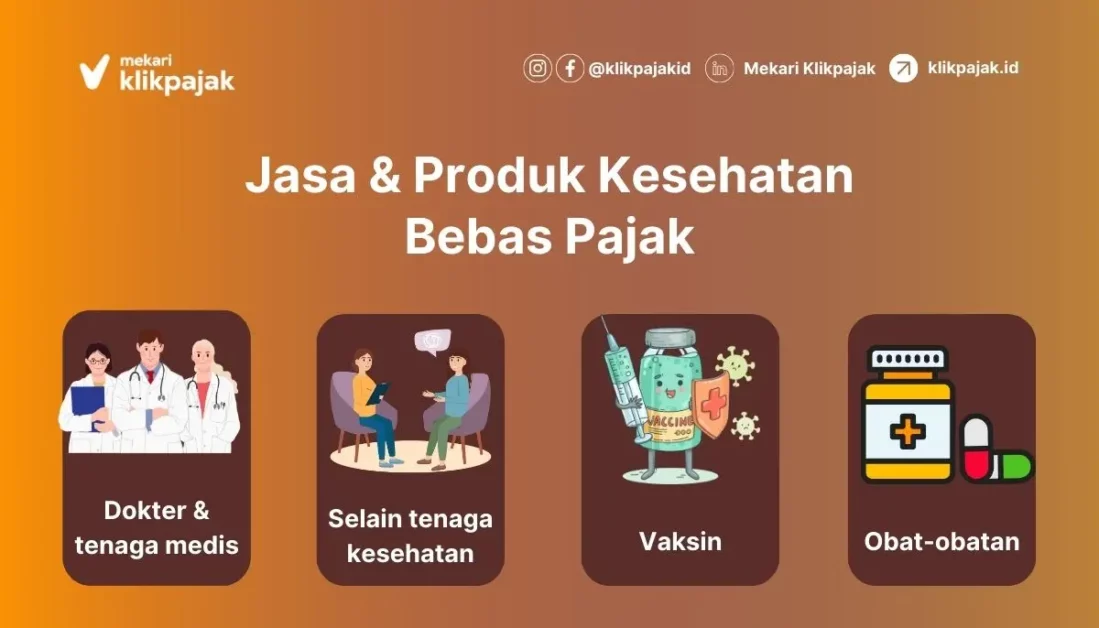 Jenis Jasa dan Produk Bebas Pajak Alat Kesehatan